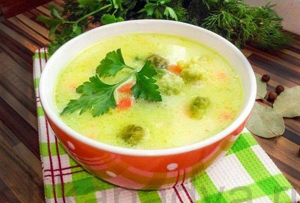 овощной суп на обед